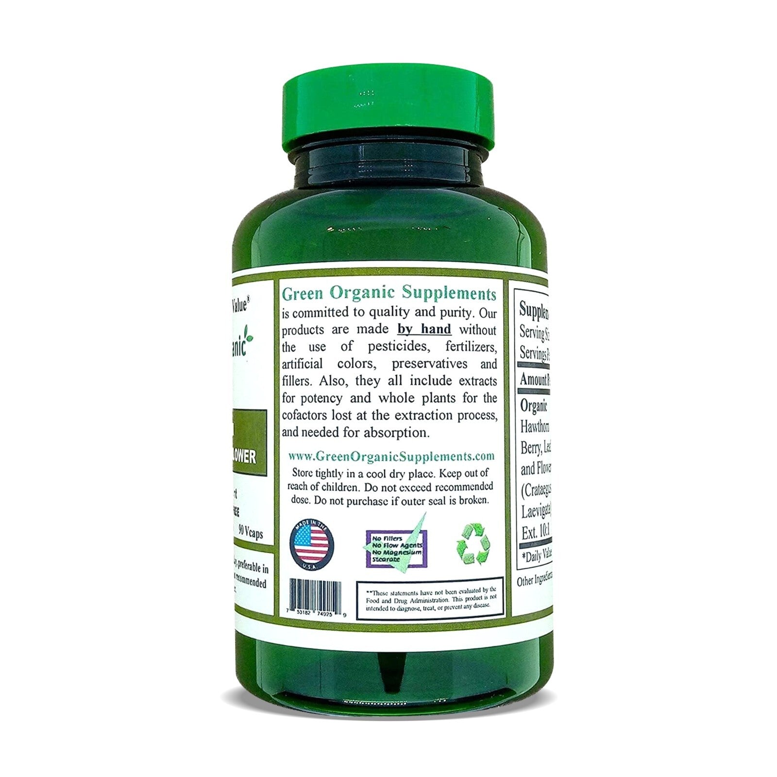 White Willow Bark Capsules 90 Caps, 710Mg - Green Organic Supplements